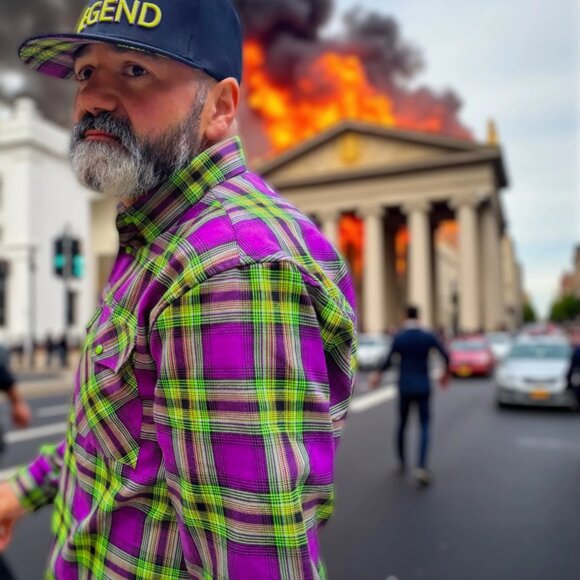 Legend Flannel CO. THE JOKER Limited Edition Flannel Shirt -Men’s SMALL-SOLD OUT - Picture 7 of 12